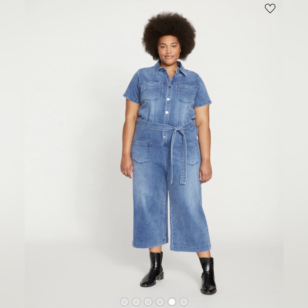 Universal Standard Kate Denim Jumpsuit, Small